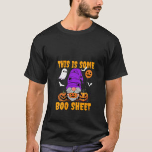 Schattige Gnomes Dit Is Een Beetje Boo Vel Hallowe T-shirt