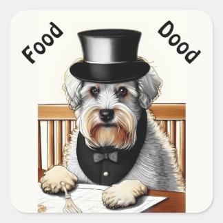 Schattige Goldendoodle Puppy Hond Vierkante Sticker