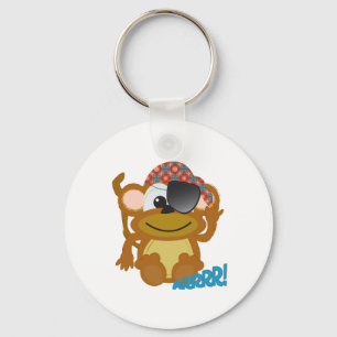 Schattige Goofkins aap piraat Sleutelhanger