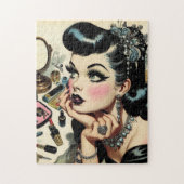 Schattige Gothic Pin Up Legpuzzel (Verticaal)