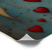 Schattige Gotische Valentijn Doll Poster (Hoek)