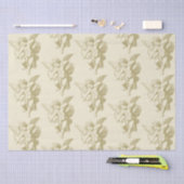 Schattige  Gouden Beige Cupid Angel Tissuepapier (Craft)