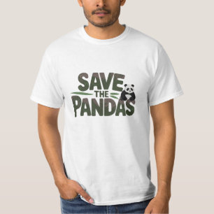Schattige graphics voor panda liefhebbers t-shirt