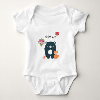 Schattige Grappig Baby Jersey Bodysuit |