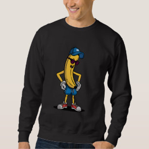 Schattige Grappig Bananenkostuum Koele Vrouwen Man Trui