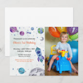 Schattige grappig | Kinder fotoverjaardag Kaart (Voorkant / Achterkant)