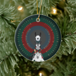 Schattige, Grappig, Leuk Ezel Llama Schaap Keramisch Ornament