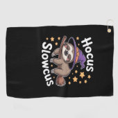 Schattige Grappig Luiaard Halloween Essential T-Sh Golfhanddoek (Horizontaal)