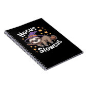 Schattige Grappig Luiaard Halloween Essential T-Sh Notitieboek (Rechterzijde)