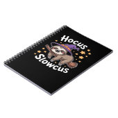 Schattige Grappig Luiaard Halloween Essential T-Sh Notitieboek (Linkerzijde)
