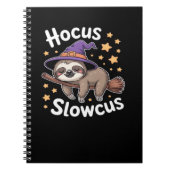 Schattige Grappig Luiaard Halloween Essential T-Sh Notitieboek (Voorkant)