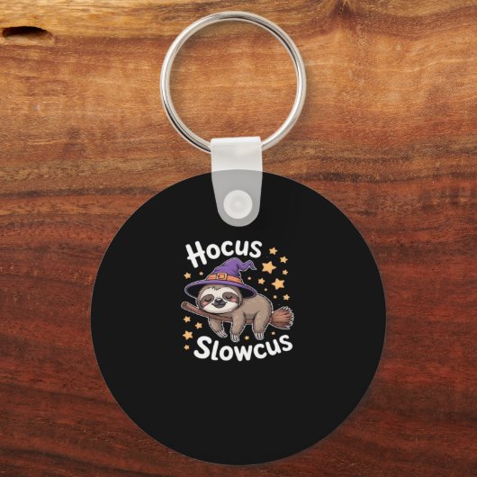 Schattige Grappig Luiaard Halloween Essential T-Sh Sleutelhanger (Voorkant)