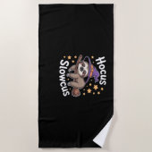 Schattige Grappig Luiaard Halloween Essential T-Sh Strandlaken (Voorkant)