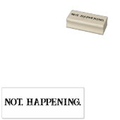Schattige Grappig Niet Gebeurde Meme Rubberstempel (Gestempeld)
