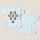 Schattige Grappig Peuter T-shirt | Gepersonaliseer (Ontwerp Voorkant & Achterkant)