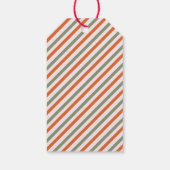 Schattige Grappig Roze Rood Vrolijk Kerstfeest Cadeaulabel (Achterkant)