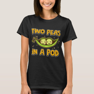 Schattige & Grappig Twee Erwten In Een Pod Schatti T-shirt
