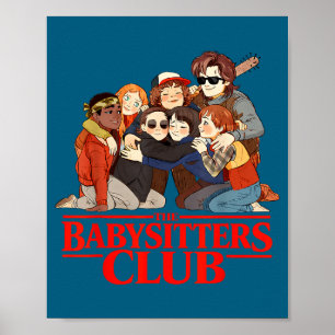 Schattige Grappige Baby Oppas Club Poster