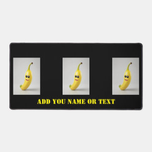 schattige grappige banaan Desk Mat