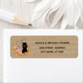 Schattige grappige cartoons die liefdevol zijn. etiket (Insitu)