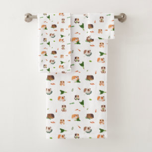 Schattige Grappige Cavia Huisdieren Kinderen Bad Handdoek