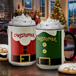Schattige Grappige Gepersonaliseerde Naam Kerst Ki Mok