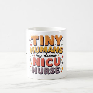 Schattige grappige NICU-verpleegster Koffiemok
