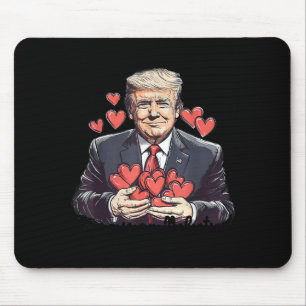 Schattige grappige valentijn Trump is valentijn gr Muismat