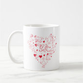 Schattige & grappige valentijnsgans hart koffiemok (Links)