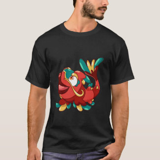 Schattige Grappige Zoete Oriëntaalse Cartoon Vis V T-shirt