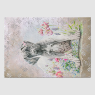 Schattige Great Dane Puppy Dog Tissue Papier