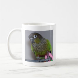 Schattige Greencheek Conure Koffiemok
