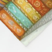 Schattige, grillig peperkoekhuis fleece deken (Hoek)