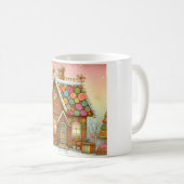 Schattige, grillig peperkoekhuis koffiemok (Voorkant rechts)
