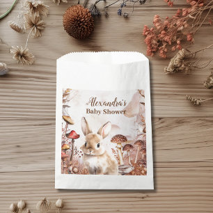 Schattige groen Bosdieren Bosgrond Baby shower Bedankzakje