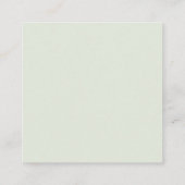 Schattige groen raden hoeveel kussen Kaarten (Achterkant)