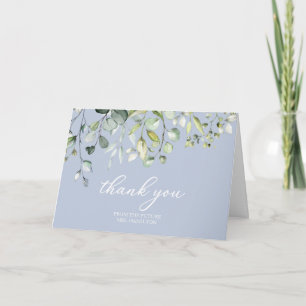Schattige Groene Eucalyptus Bruids Shower Bedank C Kaart