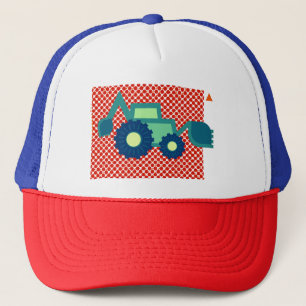 Schattige Groene Graafmachine Fun Digging Graver J Trucker Pet