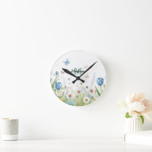 Schattige groene lente bloem wilde bloem boeket mo ronde klok
