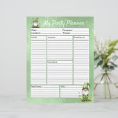 Schattige groene St. Patrick's Day Gnomes (Staand voorkant)