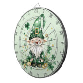 Schattige groene St. Patrick's Day Gnomes Dartbord (Voorkant Rechts)