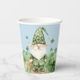 Schattige groene St. Patrick's Day Gnomes Papieren Bekers