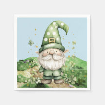 Schattige groene St. Patrick's Day Gnomes