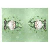Schattige groene St. Patrick's Day Gnomes Tafelkleed (Voorkant (Horizontaal))