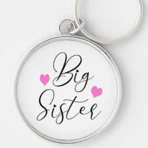 Schattige grote zus sleutelhanger