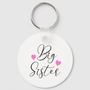 Schattige grote zus sleutelhanger