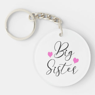 Schattige grote zus sleutelhanger