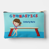 Schattige Gymnastiek Meisje Aangepaste Kinder Etui (Achterkant)