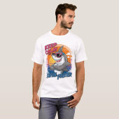 schattige haai t-shirt (Voorkant volledig)