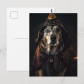 Schattige Halloween Dog Briefkaart (Voorkant / Achterkant)